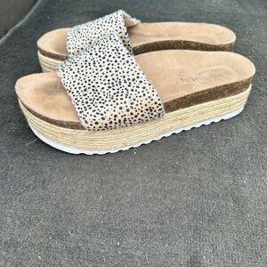 Dirty Laundry brand sandals. Lightly worn.